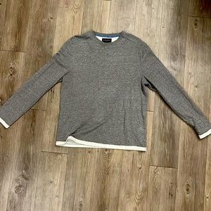 Black Brown 1826 Lg Long Sleeve Thick Tee